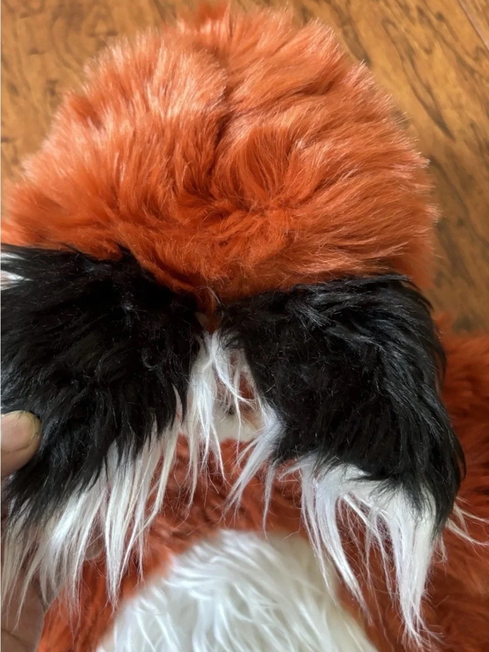 NEW Pottery Barn Kids Plush Fox Costume Rust Orange  White 0-6 MONTHS NWT - Picture 13 of 15
